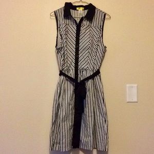 ModCloth Striped Button Down Dress